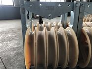 Nylon Sheaves 508mm Transmissoin Line Conductor Pulley Stringing Blocks