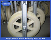 Nylon Steel Sheave Cable Pulley Wheel Conductor Stringing Block Pulley Untuk Mengangkat Kabel