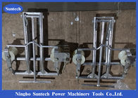 1kN Aluminium Sheave Inspection Trolley Untuk Pemeliharaan Saluran Transmisi