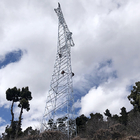 4 Menara Transmisi Kisi Baja Galvanis Tegangan Tinggi Berkaki