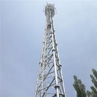 3 Berkaki 60m Galvanized Angle Steel Self Supporting Telecom Tower