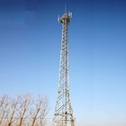 3 Berkaki 60m Galvanized Angle Steel Self Supporting Telecom Tower