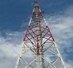 Telekomunikasi Berkaki 3 Q235B Q345B Q420 Steel Tubular Tower