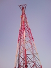 Menara Baja Telekomunikasi Tubular ISO 1461 ASTM A123 HDG