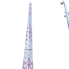 Menara Baja Telekomunikasi 3 Kaki Sudut 330KV Dengan Kurung Galvanis Hot Dip