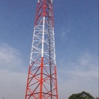 Sst Angular 10meter Telekomunikasi Menara Baja Galvanis Dengan Cahaya Penerbangan