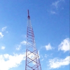 Tv Angular 100m Telecom Steel Tower Dengan Hot Dip Galvanis