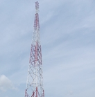 4 Berkaki Galvanis ASTM A123 Angle Steel Tower Komunikasi Radio Wifi Gsm