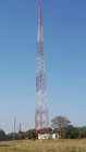 Menara Baja Telekomunikasi 50KPa Sudut Hot Dip Galvanis