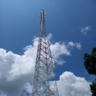 60m Menara Baja Telekomunikasi Galvanis yang Dicelup Panas Q345