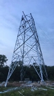 Menara Baja Telekomunikasi Lingkaran 50m 60m Empat Kaki