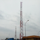 4 Berkaki ASTM A123 Lattice Radio Tower Baja Galvanis Q235B