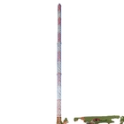Menara Baja Telekomunikasi Guyed Mast Lattice Dengan Galvanis 72m 92m