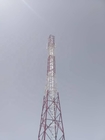 Telekomunikasi 4 Berkaki Lattice Steel Tower Q345 Microwave