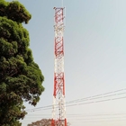 Q235 Hot Dip Galvanized Steel Tower Untuk Telekomunikasi RDU RDS