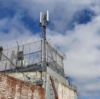 Rooftop Steel RDS Monopole Tower Telekomunikasi / Telekomunikasi / GSM