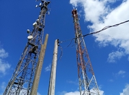 Jalur Transmisi Menara Telekomunikasi Baja Tubular Untuk Lokasi Konstruksi