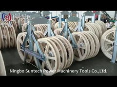 Roda Depan Dan Belakang Tandem Sheave Stringing Block Nylon Sheave Frame Galvanized