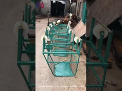 Empat Bundle Konduktor Overhead Line Sepeda Perbaikan Kendaraan Inspeksi Trolley