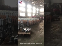 Alat-alat Erection Single Sheave Tower, Blok Pulley Baja Untuk Angkat / Angkat