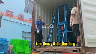 Reel Kabel Hidraulik Berdiri Penanganan Kabel Tugas Berat yang Aman