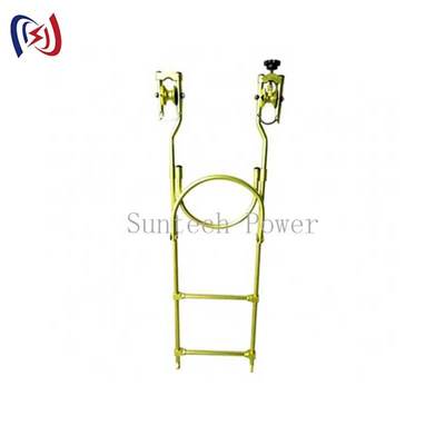 kualitas  Professional Hanging Rope Ladder Inspection Trolleys with 1-1.8MM Length and 4.5-8KG Weight for 35% More Stable Transmission Line Maintenance pabrik