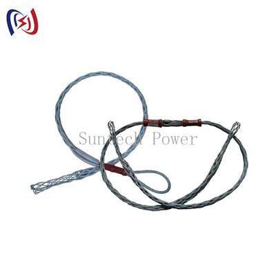 kualitas  High Tensile Steel Conductor Mesh Sock Joints for Uniform Pressure Distribution and Temporary Dead-End Applications pabrik