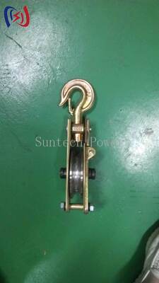 kualitas  Professional Hoisting Tackle Block and Tackle System for Heavy Duty Lifting with 10-200KN Rated Load in Electrical Construction Projects pabrik