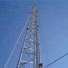 Self Support Tubular Telecom Tower Tinggi 15 - 60m Untuk Transmisi Sinyal