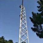 Self Support Tubular Telecom Tower Tinggi 15 - 60m Untuk Transmisi Sinyal