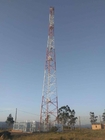 4 Leg Angular Telekomunikasi Menara Baja Antena Mobile Galvanisasi