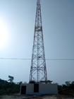 110KV Antena Menara Telekomunikasi Struktur Radar Baja Sudut Galvanis