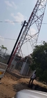 Angular 100M Gsm Antena Menara Tiang Dan Bracket Lampu Obstruksi Penerbangan
