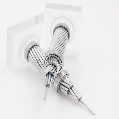 Overhead Bare Aluminium Conductor Steel Reinforced Strands Untuk Konduktor ACSR