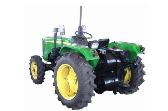 Penarik Winch Kabel Daya 22kW / Tractor Drawn Winch 304 Penggerak Empat Roda