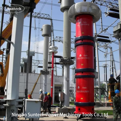 30-300Hz Frekuensi High Voltage Resonant Test System Dengan Sumber Daya Frekuensi Variabel