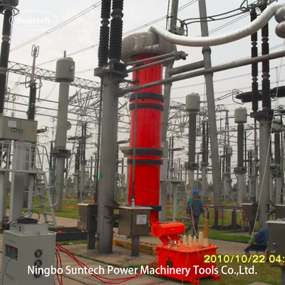 30-300Hz Frekuensi High Voltage Resonant Test System Dengan Sumber Daya Frekuensi Variabel