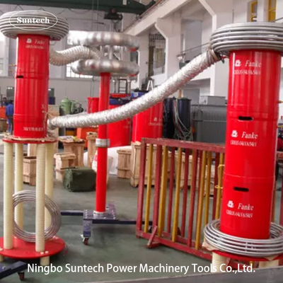 Peralatan pengujian kabel HV 35KV 132KV untuk uji tegangan tahan AC