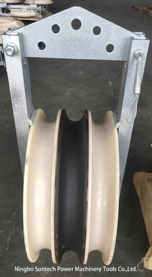 MC Nylon Sheaves Conductor Stringing Blocks Konstruksi jalur transmisi