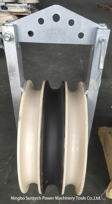 MC Nylon Sheaves Conductor Stringing Blocks Konstruksi jalur transmisi