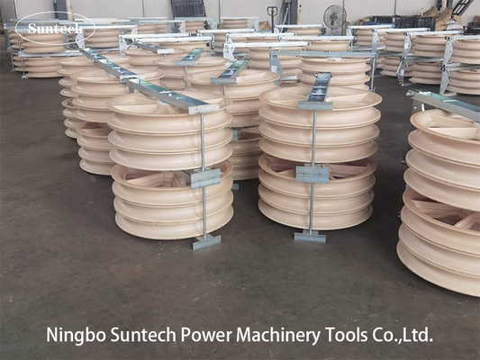 Blok Katrol Merangkai Konduktor Bundel 822mm Diameter Besar