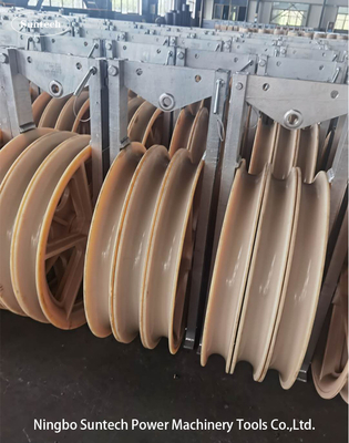 Blok Katrol Merangkai Konduktor Bundel 822mm Diameter Besar
