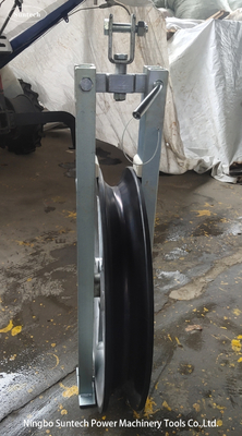 Jalur Transmisi Blok Katrol Merangkai Konduktor Roda Aluminium