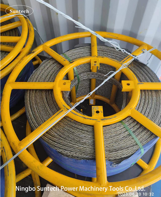 Anti Twisting Galvanized Braided Steel Wire Rope Overhead Konduktor Merangkai