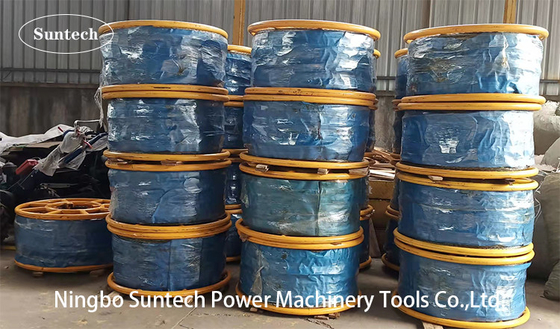 Hexagon 18mm Galvanized Steel Anti Twist Pilot Wire Rope Dengan 12 Helai
