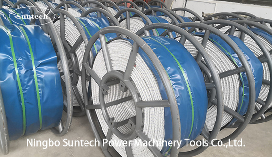 Anti Twist Galvanized Steel Cable Pilot Wire Rope Untuk Jalur Transmisi
