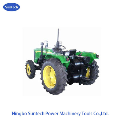 Penarik Winch Kabel Daya 22kW / Tractor Drawn Winch 304 Penggerak Empat Roda