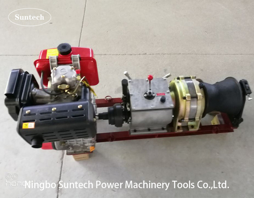 Konstruksi Daya Kabel Winch Bertenaga Diesel Menarik Winch Bertenaga Mesin