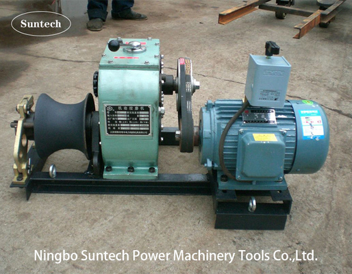 JJM8D Model 80 KN Cable Winch Puller Bensin Capstan Winch Untuk Merangkai Kabel