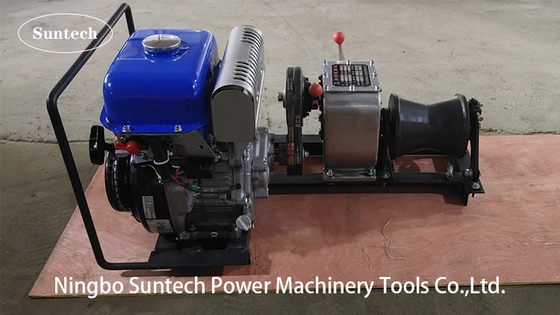 Belt Driving Winch Bertenaga Bensin 3 Ton Volume Kecil Dengan Mesin YAMAHA